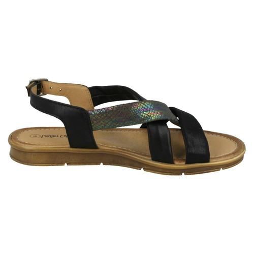Ladies Leather Collection 'F00035' Casual Leather Sandals - Picture 27 of 31