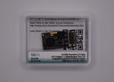 ZIMO MS450P16 - Variante des MS450P22 mit 16 Pins Sounddecoder 16bit DCC/MM/mfx