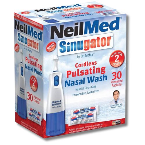 NeilMed Sinus Rinse Kit & Saline Spray – Complete Nasal Care for Sinus Relief - Picture 2 of 14