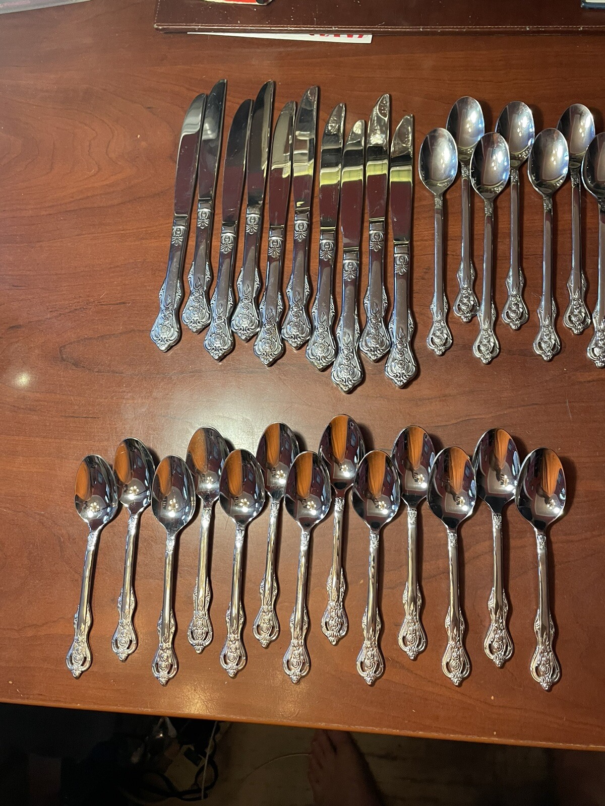 Lot50 HERITAGE MINT Stainless Flatware 18/10 Royal Alister eBay
