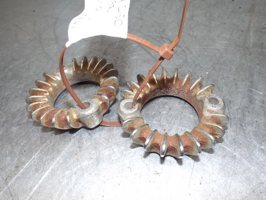 Collares de escape x 2 para motocicleta Honda CB450 K CL450 Twin 1969-1974  Foto 4 de 4