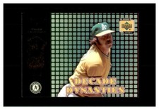 2001 Upper Deck Decade 1970's Decade Dynasties #4 jim Catfish Hunter A's 