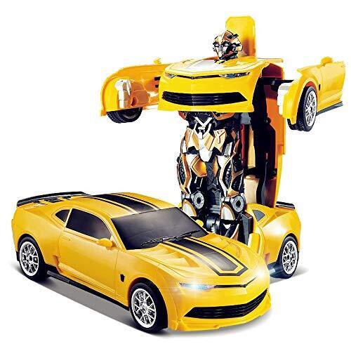 Conversion à batterie plastique avec lumière et son, voiture à robot jouets enfants - Photo 1 sur 5