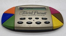 Trivial Pursuit The Best of Genus Electronic Handheld Portable Game 1997 TESTED