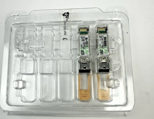 Quantity 2 Cisco SFP-25G-SR-S 25GBASE-SR SFP28 850nm 100m MMF LC Transceiver
