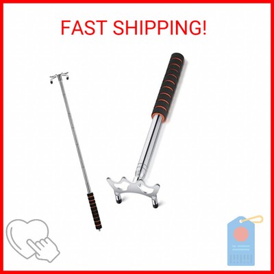 Skylety Retractable Pool Bridge Stick, Billiards Cue Bridge with Metal Head, Scr