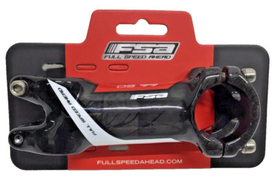 FSA K-Force OS-99 Carbon CSI Road Stem 31.8mm +/- 6° 1-1/8'' Steer 90mm Black Red