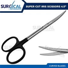 Supercut Iris Scissors Curved Surgical Instruments 4.5" Stainless German Grade