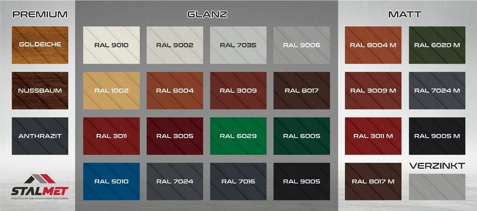 Blechgarage 3x5m Pultdach Fertiggarage Stahlgarage inkl.Lieferung und Aufbau - Bild 2 von 4