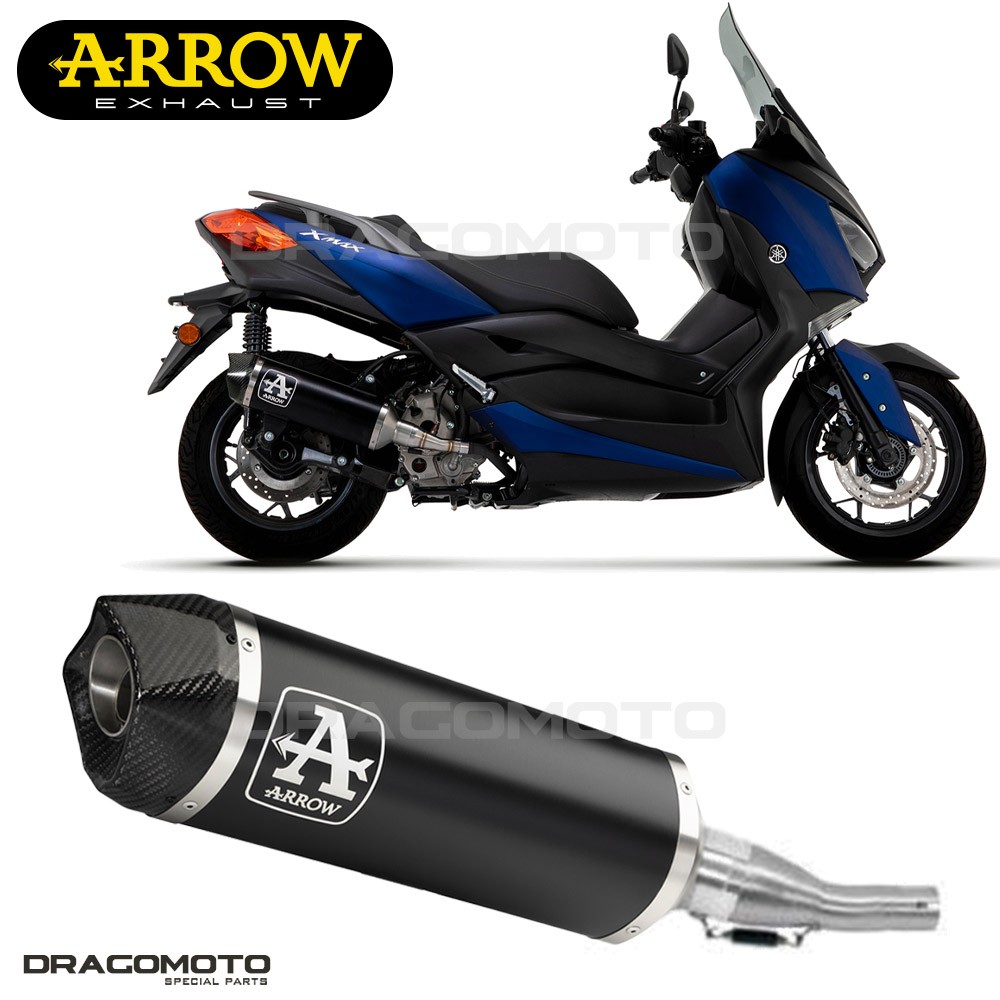 Silencieux Arrow Urban Yamaha X-Max 300 2021-2022 réduisant le poids du scooter