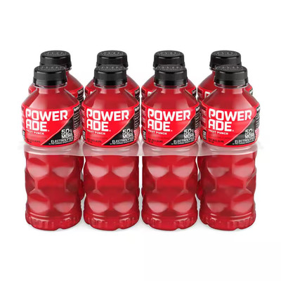 POWERADE Fruit Punch Bottles, 20 Fl. Oz., 8 Pack
