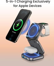 A Magnetic - Compatible Wireless Charger That Is Multifunctional, Portable, Fold