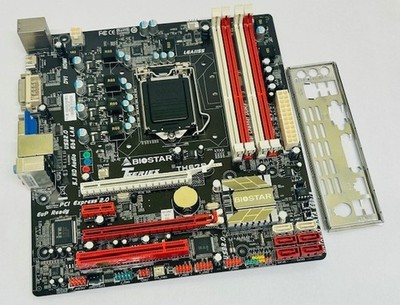 Biostar T-Series TH67B VER 6.1 Sockel 1155 Intel Mainboard & Backplate