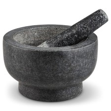 Cole & Mason Clavering Grey Pestle and Mortar Set, Spice 20cm, 