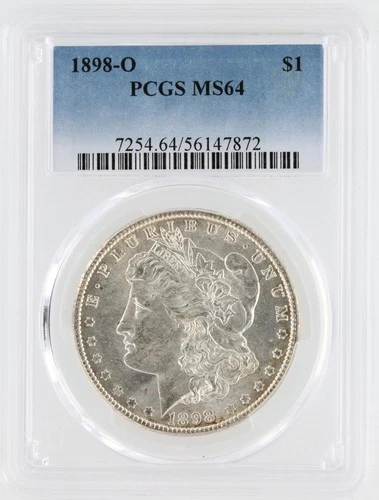 1898-O  Morgan Dollar PCGS MS64 New Orleans Minted Silver Dollar No Reserve