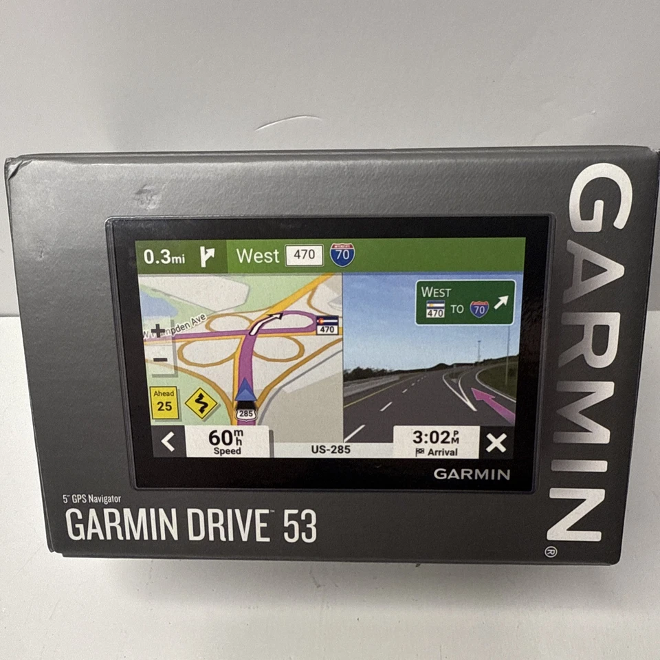 Garmin Drive 53 5" Automotive GPS with Lifetime North American Maps 010-02858-00 - Image 4 of 4