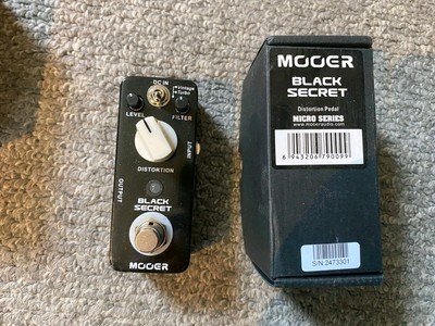 Mooer Black Secret Distortion Pedal Rat Clone
