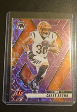 2025 Panini Mosaic - Chase Brown #220 Purple Scope Prizm