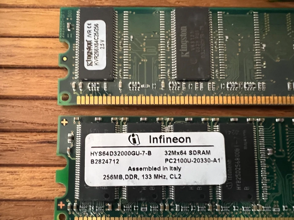 PC 2100 256 MB Lot Of 9 Desktop RAM / Memory - Image 3 of 4