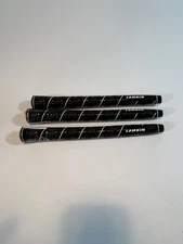 Lamkin 101505 Golf Club Grips Oversize Black White Lot Of 3