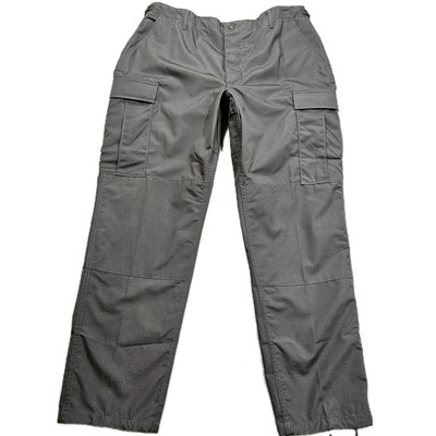 Propper BDU Trouser Pants Mens LR  Charcoal Gray F5201 Ripstop 6 Cargo Pocket