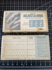 Vintage Bulova Adjust-A-Ring Adjuster Set 108   Single  Double Large Knuckles