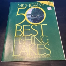 VTG 1984 Michigan's 50 Best Fishing Lakes - Guide For State's Top Inland Waters