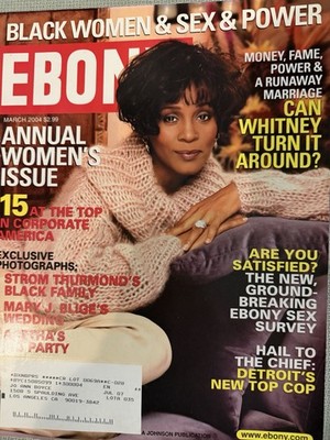 EBONY MAGAZINE MARCH 2004 * WHITNEY TURN IT AROUND 
