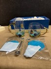ARC France Clear Glass Mugs & Spoons Enamel Floral Rose & Butterfly Jeweled — photo 1