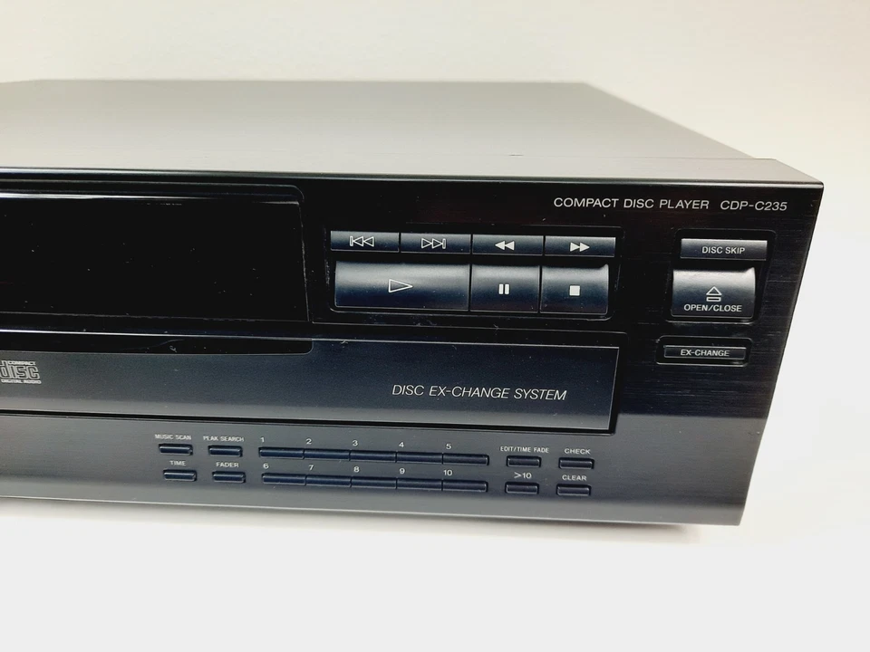 Sony CDP-C235 5-Disc CD Changer, No Remote, Tested Working - Image 3 of 4