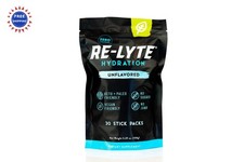Electrolyte Powder Mix Unflavored 30 Servings REDMOND Re-Lyte Hydration Stick