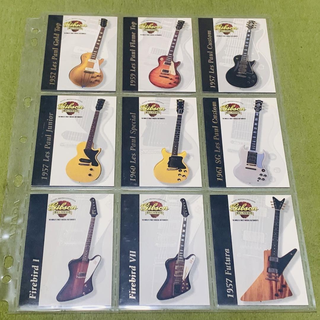 Gibson ギタートレーディングカード、トランプ、コレクタブル缶 Gibson ギタートレーディングカード、トランプ、コレクタブル缶