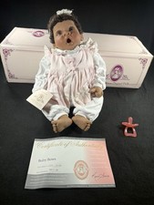 Lee Middleton Baby Bows Doll With Box And COA African American Vintage 1990s