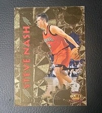 STEVE NASH 1996-97 PACIFIC COLLECTION PRE-ROOKIE GOLD CARD #PP-35. rookie card picture