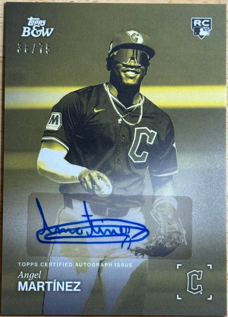 2025 Topps Black & White - Angel Martinez #075A for sale | eBay