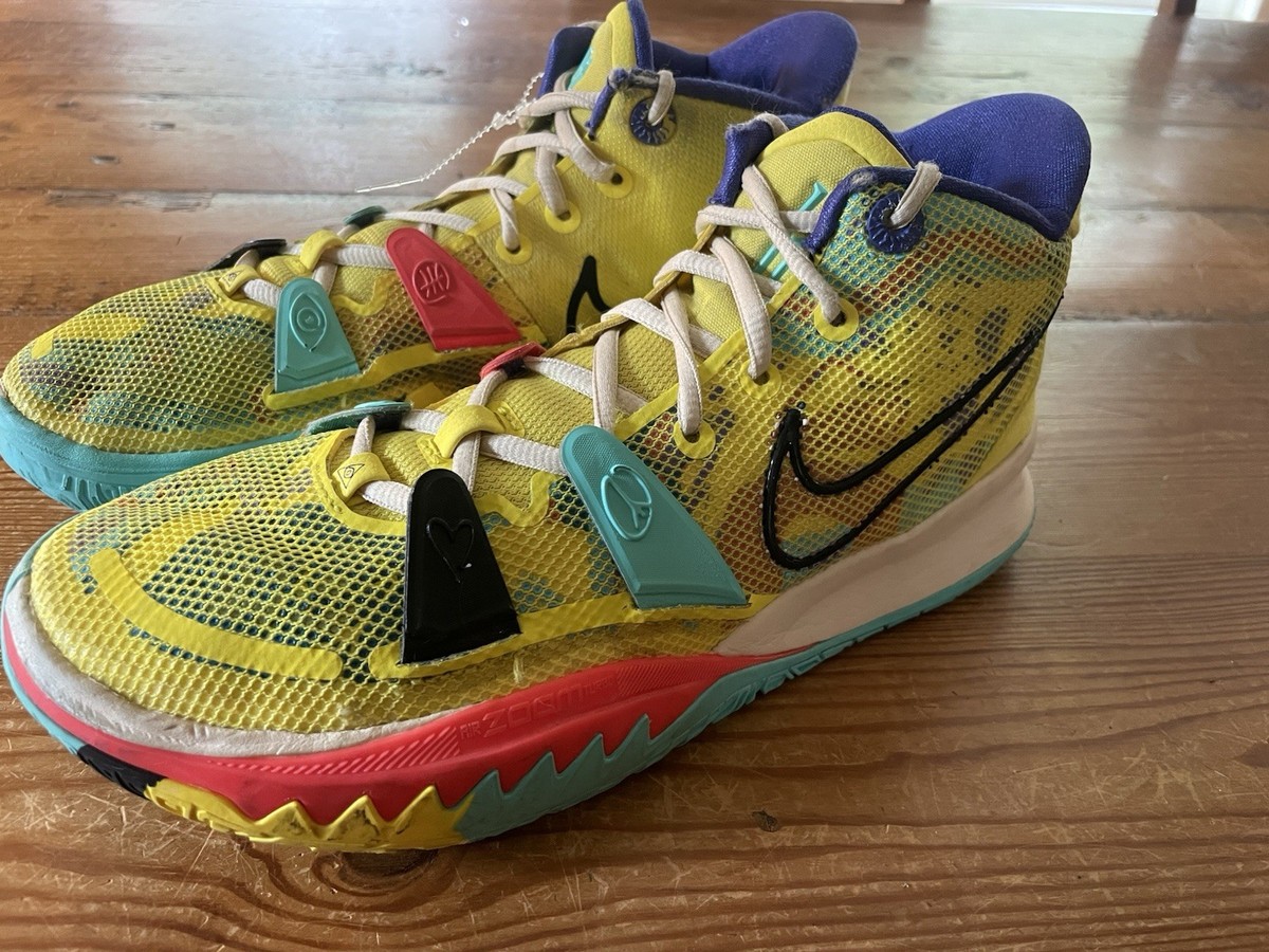 World Kyrie Shoes Yellow Nike Kyrie '1 World People' Yellow Strike