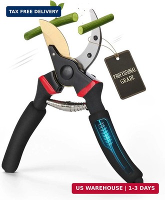 Mr. Pen- Pruning Shears, Garden Shears, 8'' Professional, Titanium Blade, Garden