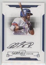 2017 Panini National Treasures Notable Nicknames 45/99 Rougned Odor Auto nd3