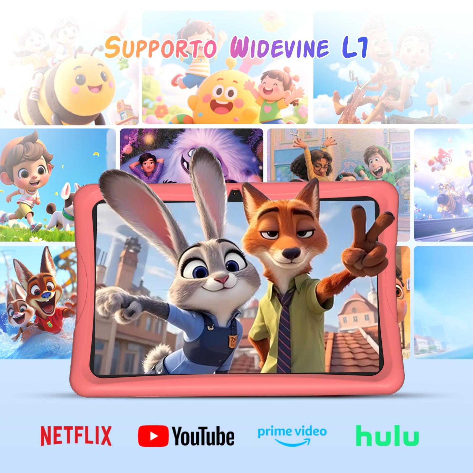 Tablet Bambini 10 Pollici Android 16 Tablet per Bambini 3-12 Anni 16GB RAM(4+12) foto 4