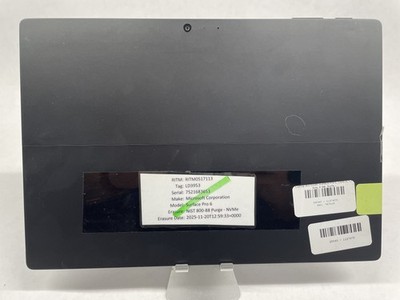 Microsoft Surface Pro 6 i5-8350U 8GB RAM 256GB SSD 96% Battery Black