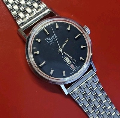 BESSA PRESTIGE Automatic Day/Date Herrenuhr Läuft 