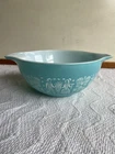 Vintage Pyrex 442 Amish Butterprint Turquoise Cinderella Mixing Bowl 1½ Qt