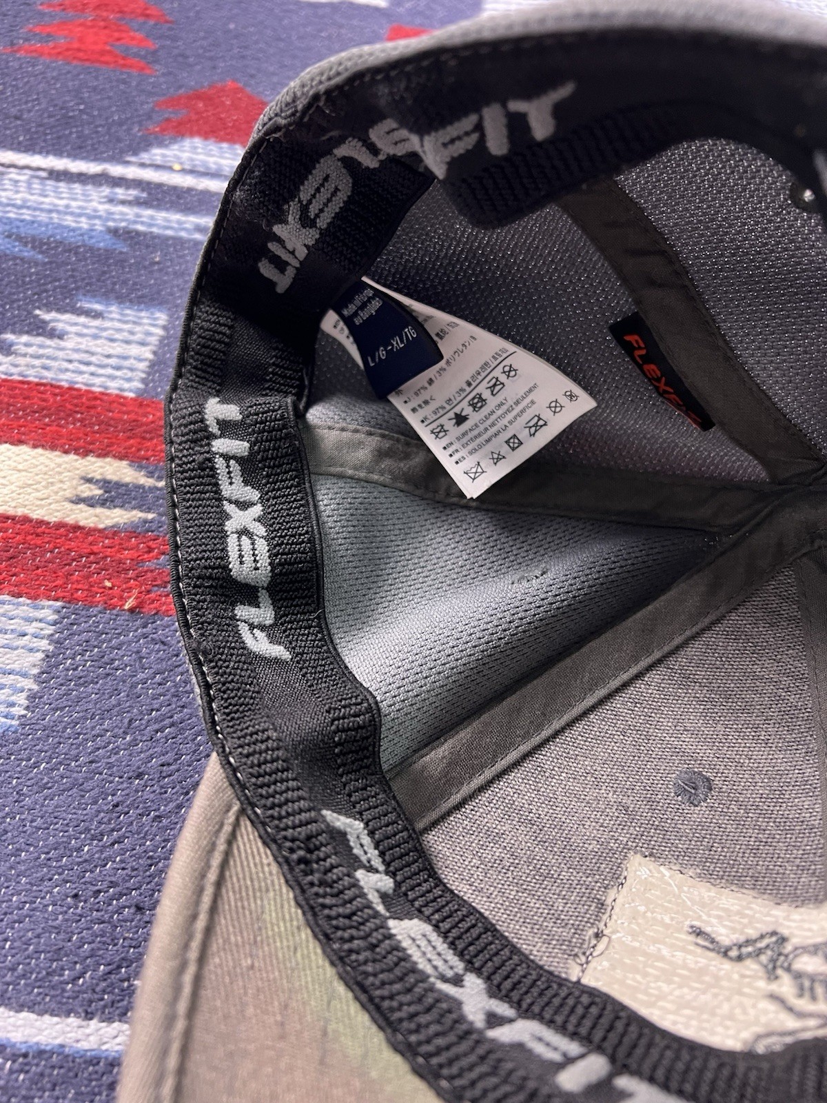 Arc'teryx Leaf BAC Gen 1 Flexfit Bird Distressed Arcteryx Mesh Back Hat Cap L/XL