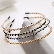 Crystal Headwear Women Fashion Wash headband Girl Hair Band Jewel Skid