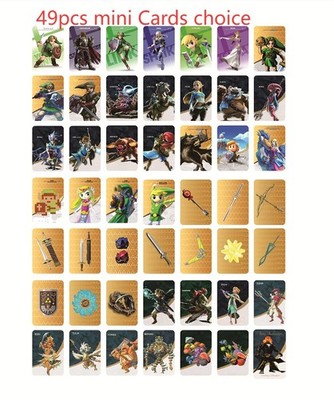 kcon　ドイツ　オフライン　限定　トレカ　onf germany 5-49pcs BOTW TOTK Zelda Tears of the Kingdom Mini NFC Cards for