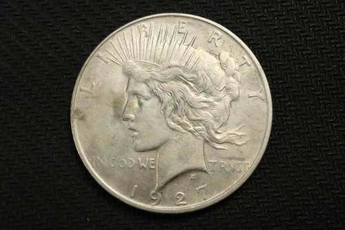 NobleSpirit (JL) Choice AU 1927 D Silver Peace Dollar Nice Luster
