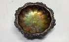 Wallace Silver Plate Footed Bowl Ornate Scalloped Rim Vintage 9 Inch — photo 3
