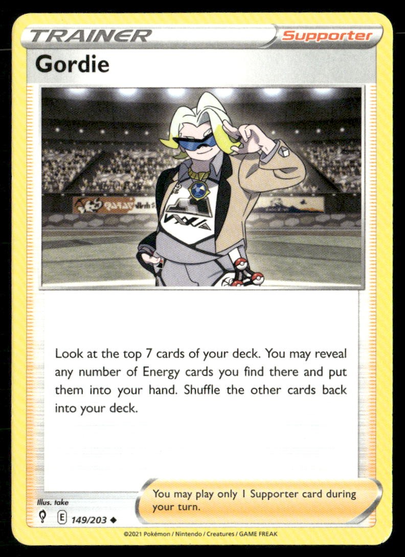 Gordie Evolving Skies 149 Uncommon Pokemon Near Mint
