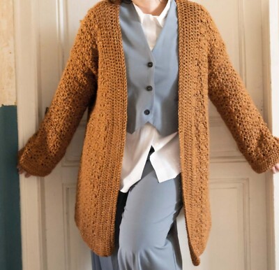 Universal Thread Cardigan Open Front Chunky Knit Sweater Oversize Large *Piling*