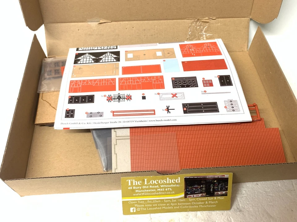 Busch HO 1507 Scheune Mit Stall Barn with Big Stable Multimedia Kit - Image 2 of 3